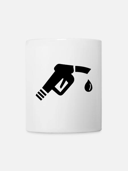 Tankstellen Zapfhahn - Tasse - Weiß