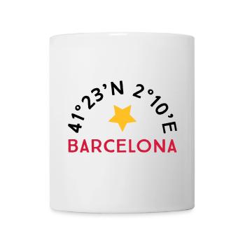 Barcelona - Tasse - Weiß - Vorne