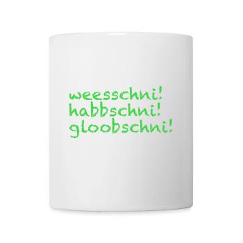 Sächsischer Dialekt vom Feinsten - sächsisch - Tasse - Weiß - Vorne