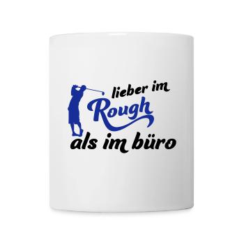 Golf - Tasse - Weiß - Vorne