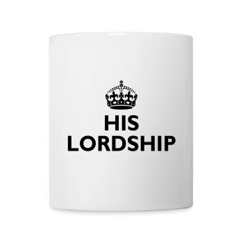 His lordship - Mug - white - Front