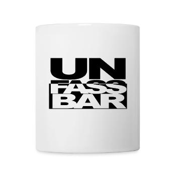 UNFASSBAR negativ - Tasse - Weiß - Vorne