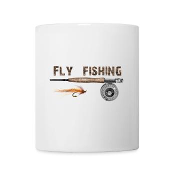 Fly fishing - Tasse - Weiß - Vorne