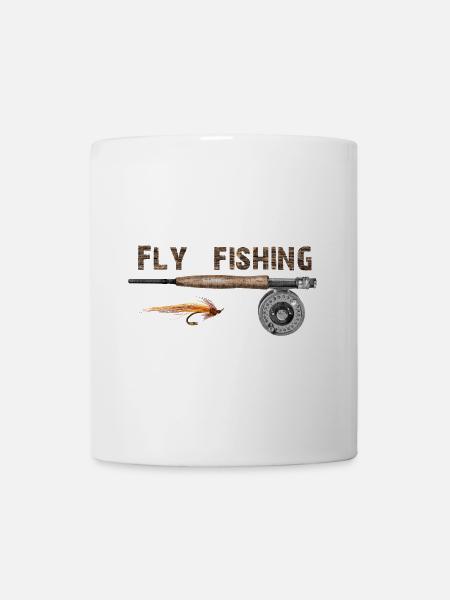 Fly fishing - Tasse - Weiß