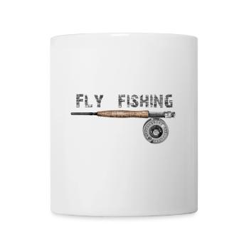 Fly fishing - Tasse - Weiß - Vorne