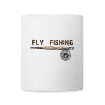 Fly fishing - Tasse - Weiß - Vorne