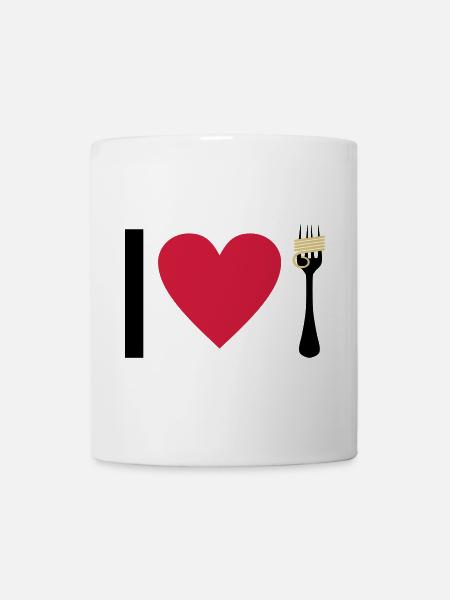 I love Pasta - Tasse - Weiß