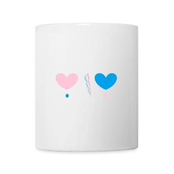 Two hearts - Mug - white - Front