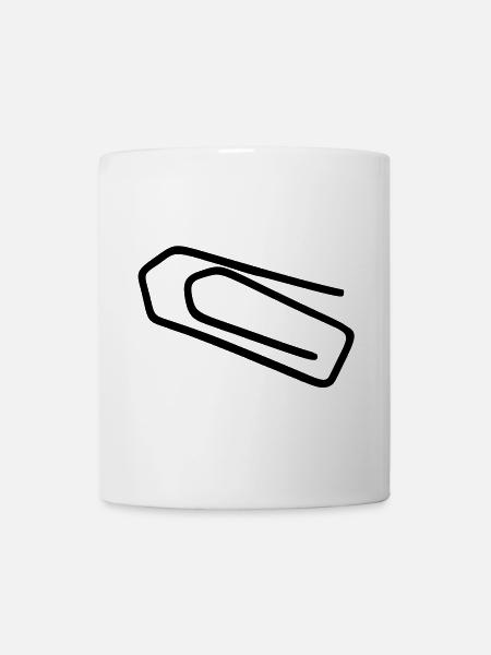 Trombone de bureau - Mug blanc - blanc