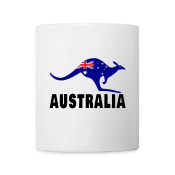 Australien Känguru / Geschenk / Geschenkidee - Tasse - Weiß - Vorne