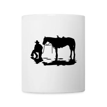 Cowboy  - Tasse - Weiß - Vorne