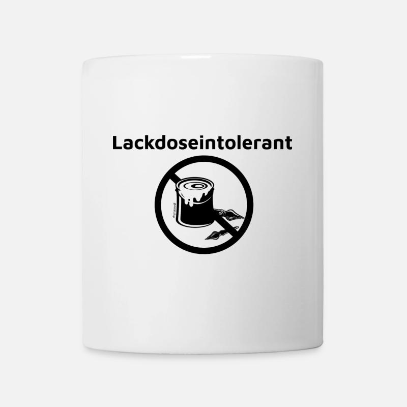 Lackdoseintolerant No. 1 - Tasse - Weiß