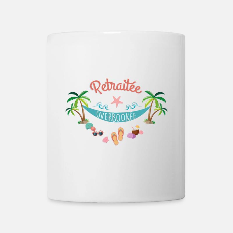 Retraitée Overbookée - Mug blanc - blanc