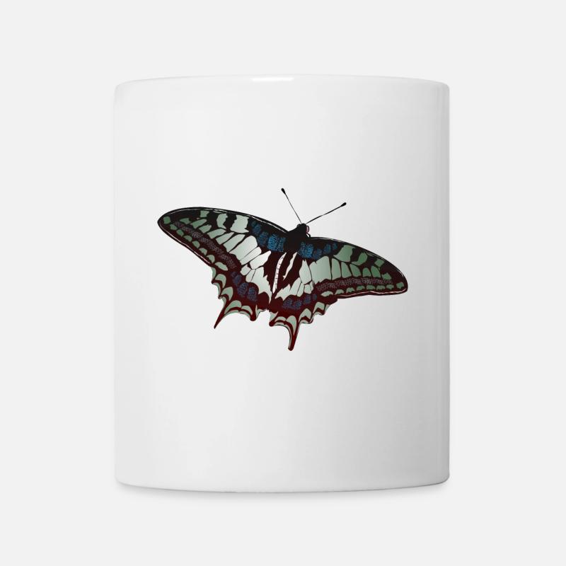 Butterfly Schmetterling Schmetterlinge - Tasse - Weiß