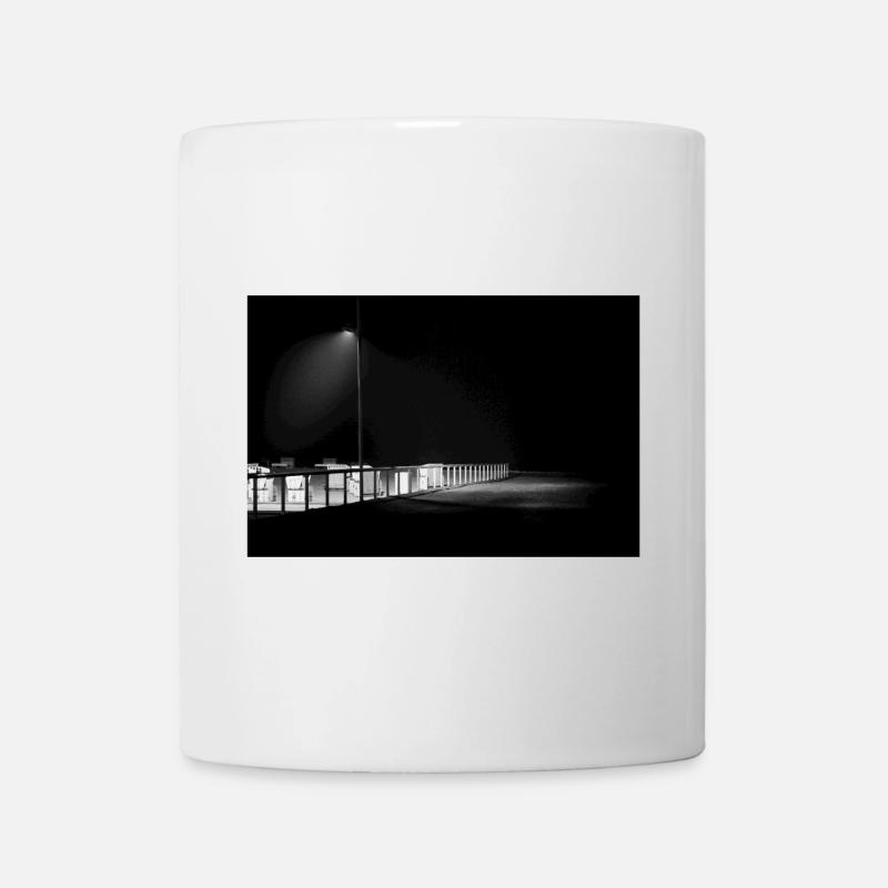 Digue sur la mer du Nord - Mug blanc - blanc