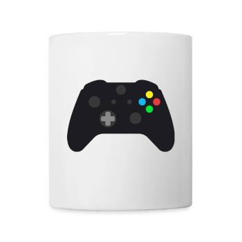 Dark Gamepad Neon Buttons - Mug - white - Front