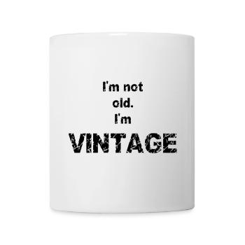 Vintage - Tasse - Weiß - Vorne
