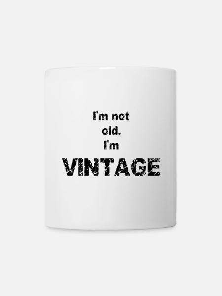 Vintage - Tasse - Weiß