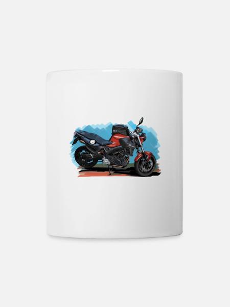 Motorrad - Tasse - Weiß