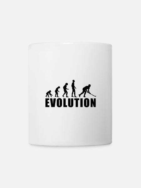 EVOLUTION HOCKEY field hockey floorball gift - Mug - white