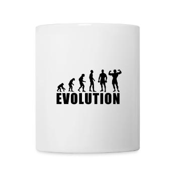 EVOLUTION BODY BUILDING gift - Mug - white - Front
