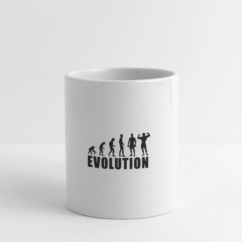 EVOLUTION BODY BUILDING Geschenk Tasse