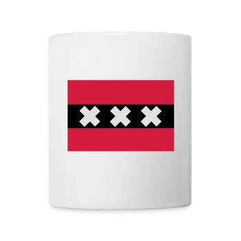 Flag of Amsterdam - Mug - white - Front