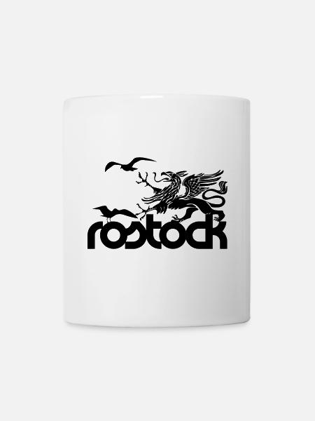Rostock - Griffon et Seagulls - Mug blanc - blanc