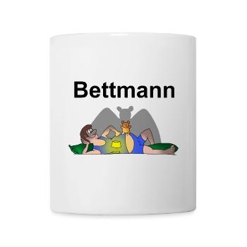 Héros avec oreiller, peluche et lampe - Mug blanc - blanc - Devant