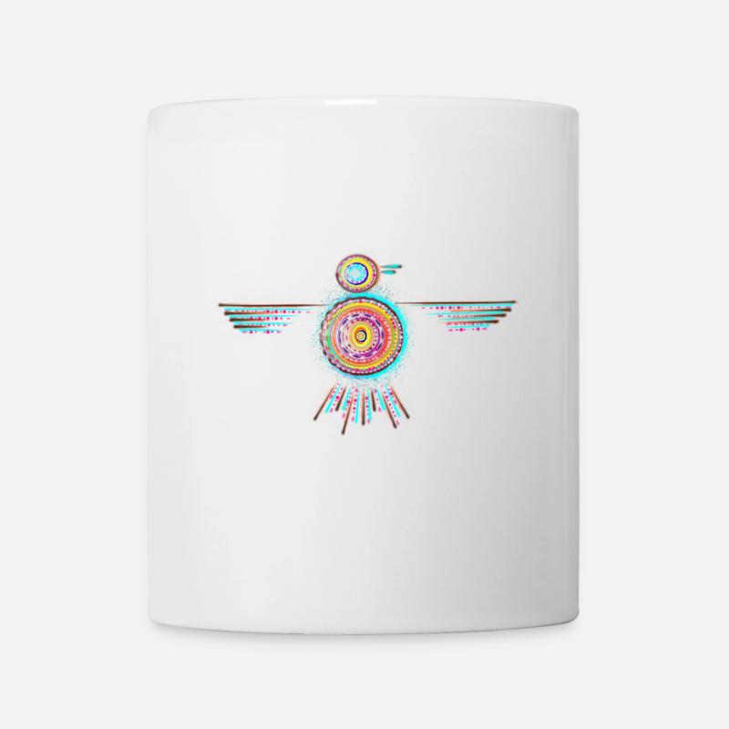 Oiseau coloré - Mug blanc - blanc