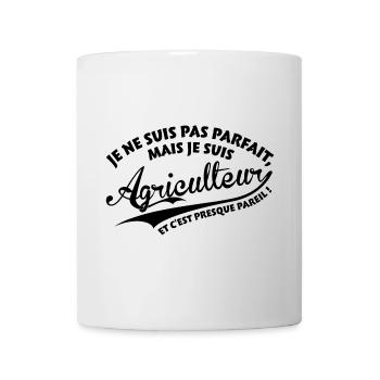 Parfait Agriculteur - Mug blanc - blanc - Devant