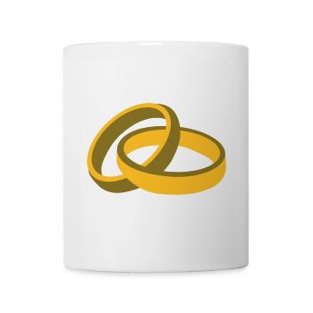 Rings - Mug - white - Front