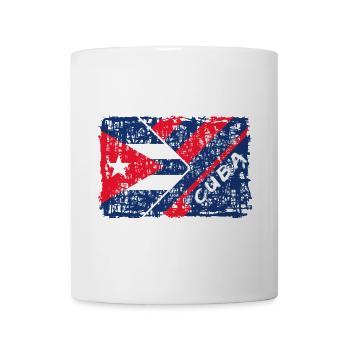 Cuba drapeaux Conception / Cadeau Amérique du Nord - Mug blanc - blanc - Devant