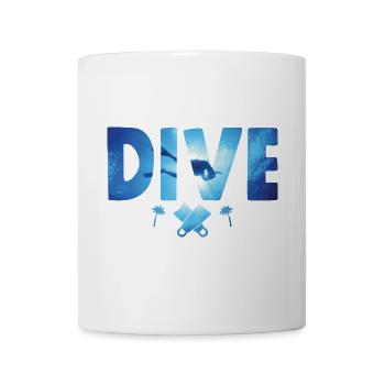 Plongée sous-marine Plongée dans les ombres profondes - Plongée - Mug blanc - blanc - Devant