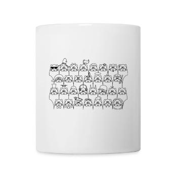 Chats drôles - Chats drôles - Mug blanc - blanc - Devant