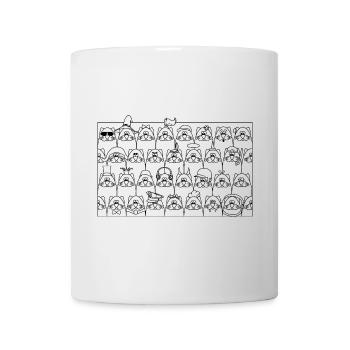 Chats drôles - Chats drôles - Mug blanc - blanc - Devant