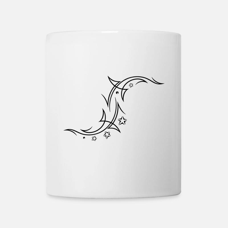 Tribal avec des étoiles - Mug blanc - blanc