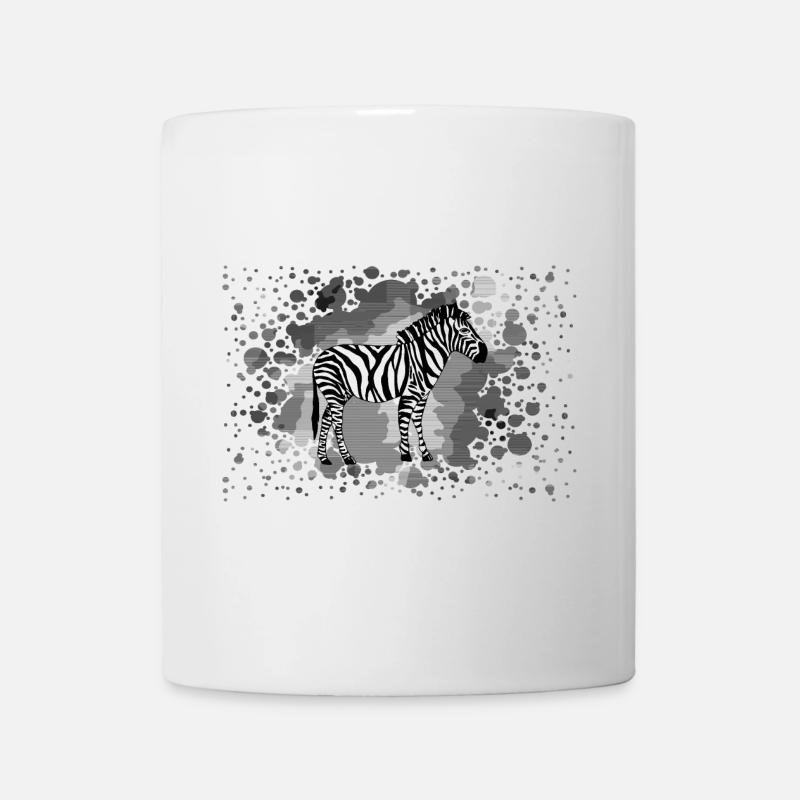 Zebra - Tasse - Weiß