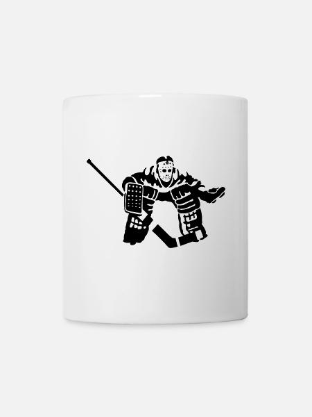 Eishockey goalkeeper - Tasse - Weiß