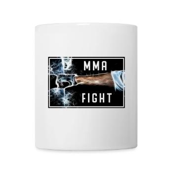 MMA - Combat - Mug blanc - blanc - Devant