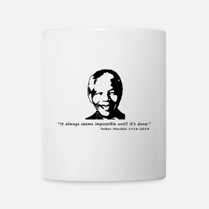 Nelson Mandela - Mug blanc - blanc