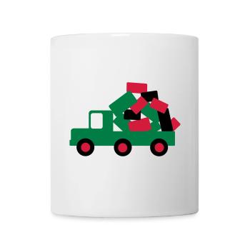 auto lkw umzug - Tasse - Weiß - Vorne