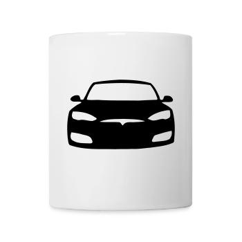 Model S Symbol - Tasse - Weiß - Vorne