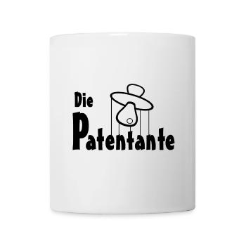 Die Patentante - Tasse - Weiß - Vorne