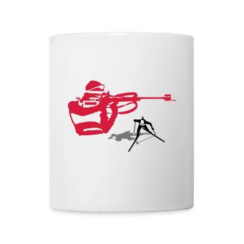 biathlon - Mug blanc - blanc - Devant