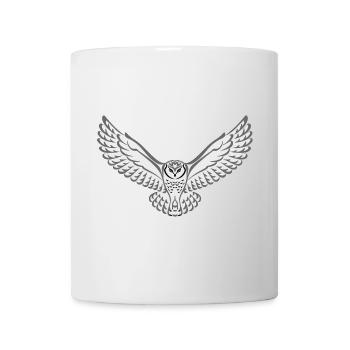Stammes-Schnee-Eule - Tasse - Weiß - Vorne