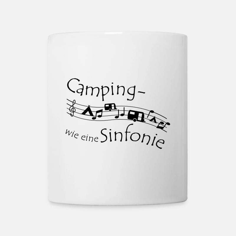 Campingsinfonie - Tasse - Weiß