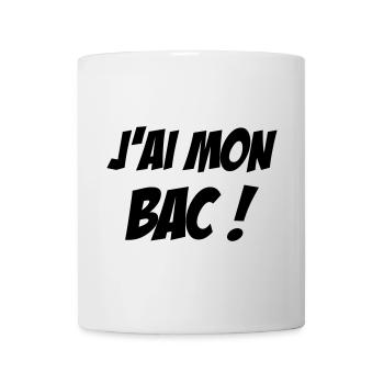 J'ai mon BAC ! - Mug blanc - blanc - Devant