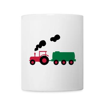 traktor trecker landwirtschaft - Tasse - Weiß - Vorne