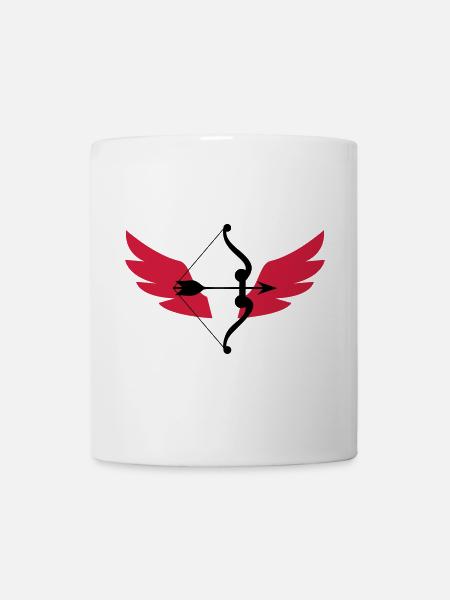 Archery / Bogenschießen / Tir à l'arc - Tasse - Weiß